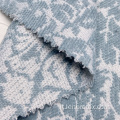 Tessuto jacquard in maglia di poliestere acrilico con lurex metallico
